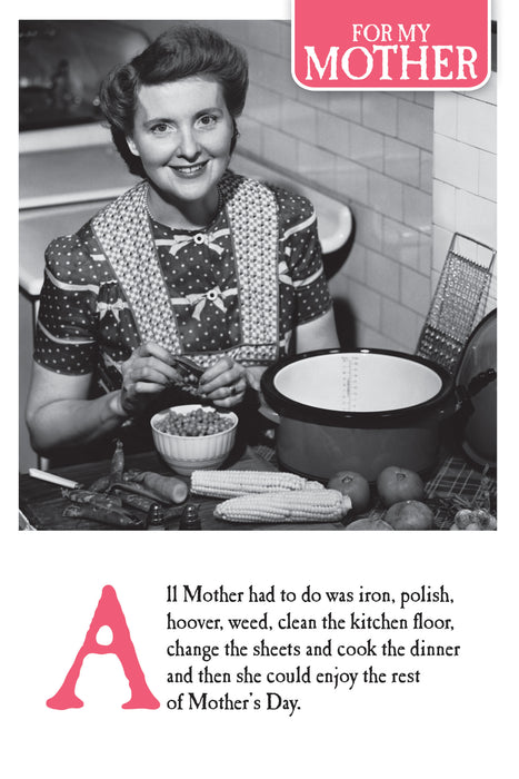 Words & Wishes 'Emotional Rescue Enjoy' Mothers Day Card