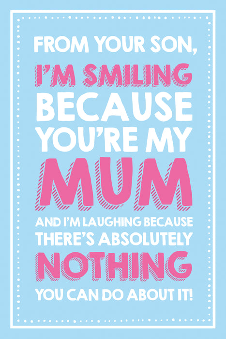 Words & Wishes 'Emotional Rescue Smiling' Mothers Day Card