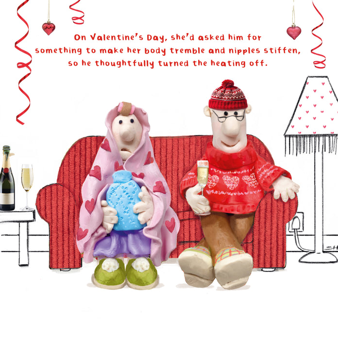 Words & Wishes 'Emotional Rescue Tremble' Valentine Card