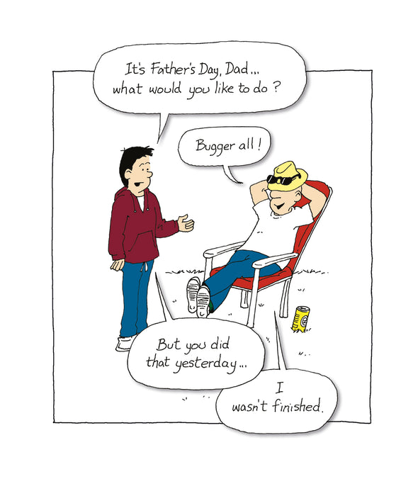 Words N Wishes Emotional Rescue 'Fathers Day' Fathers Day Card