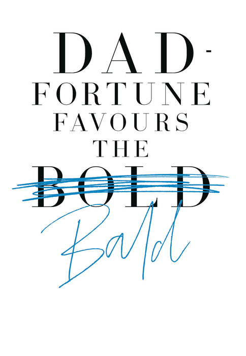 Words N Wishes Emotional Rescue 'Bold' Fathers Day Card