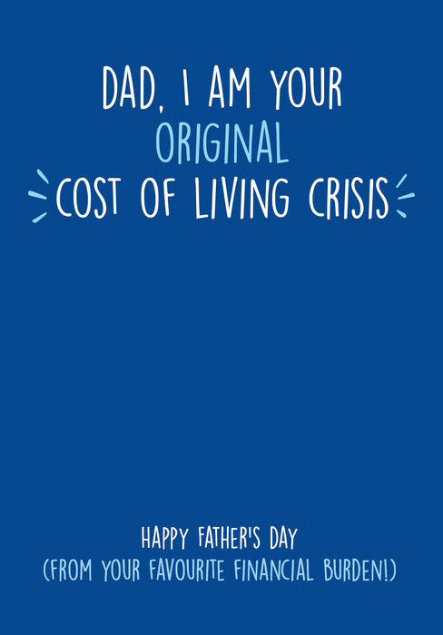 Words N Wishes Emotional Rescue 'Original' Fathers Day Card