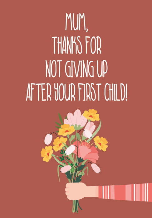 Words & Wishes 'Emotional Rescue First' Mothers Day Card