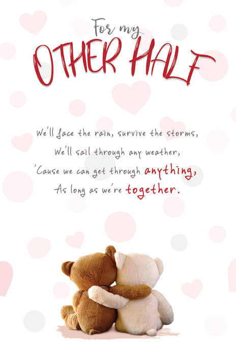 Words & Wishes 'Emotional Rescue Other Half' Valentine Card