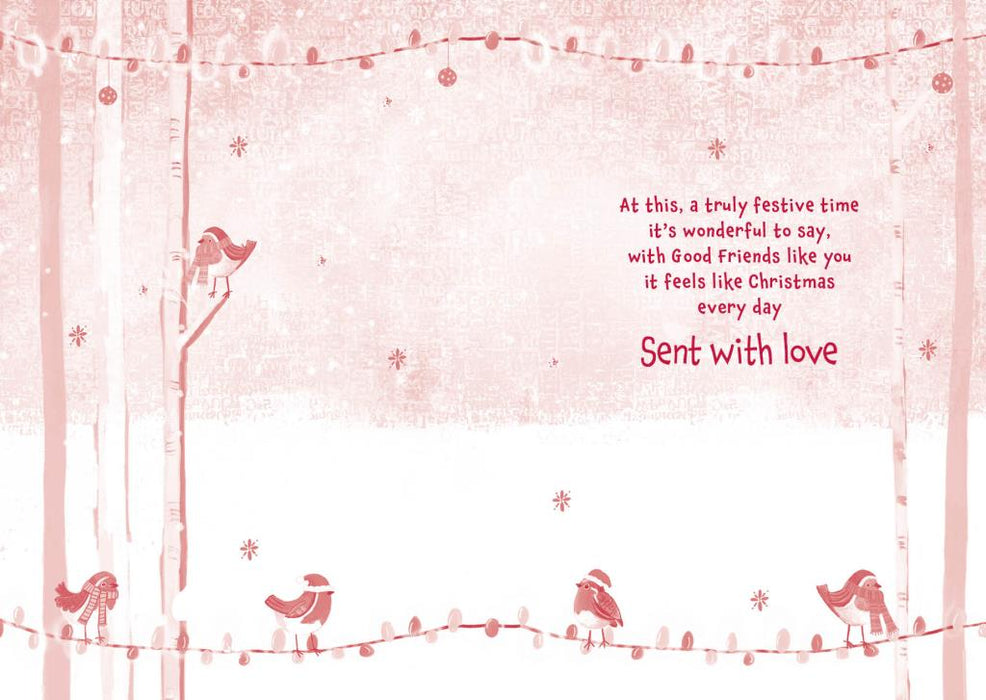 Nigel Quiney 'Special Wishes For Good Friends' Christmas Card