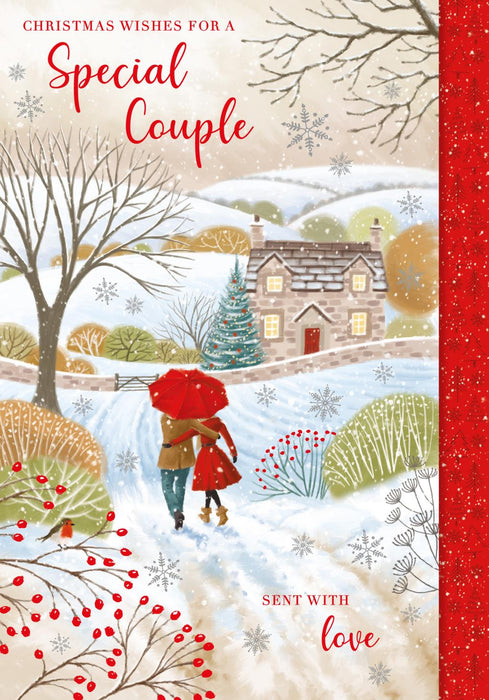 Nigel Quiney 'Christmas Wishes For A Special Couple' Christmas Card