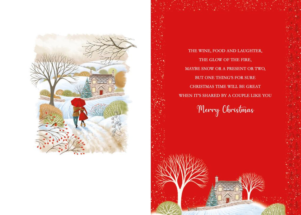 Nigel Quiney 'Christmas Wishes For A Special Couple' Christmas Card