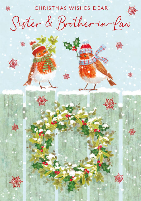Nigel Quiney 'Christmas Wishes Dear Sister & Brother-In-Law' Christmas Card