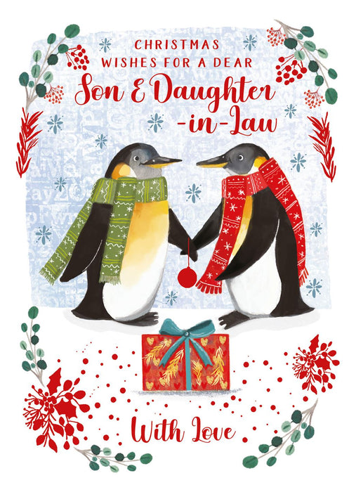 Nigel Quiney 'Christmas Wishes For A Dear Son & Daughter-In-Law' Christmas Card