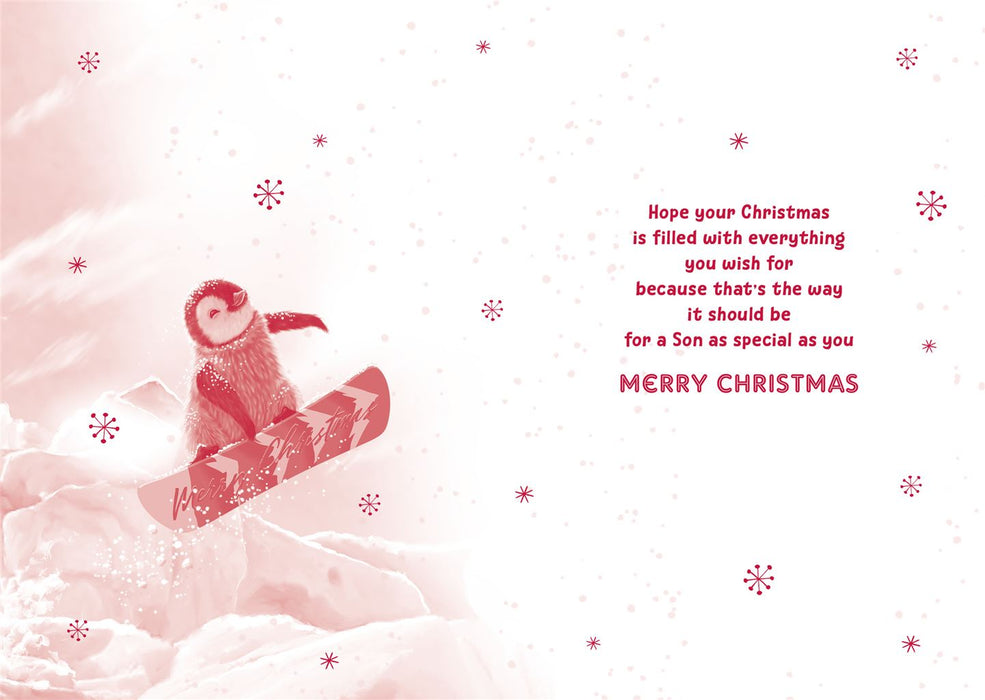 Nigel Quiney 'For A very Special Son With Love' Christmas Card