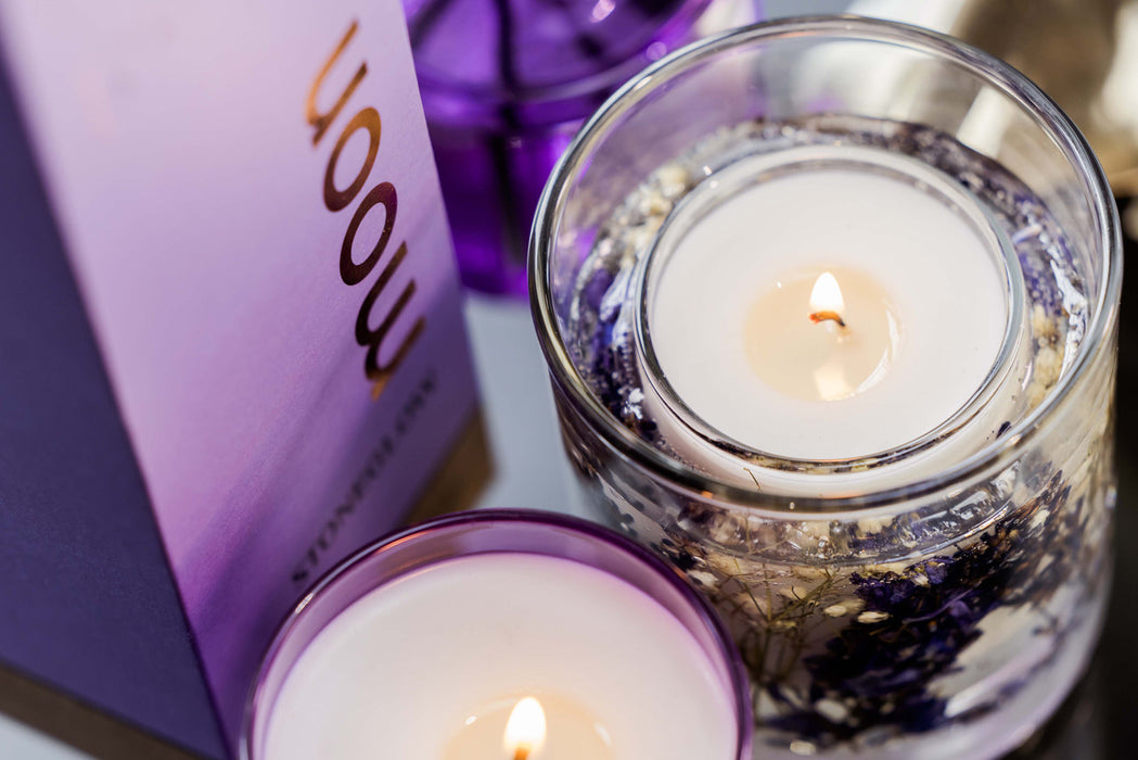 Stoneglow Elements Moon Lavender & Mint Botanical Wax Gel Tumbler