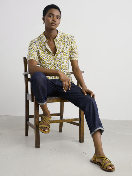 Seasalt Women's Embrace Shirt In Potters Marks Pear