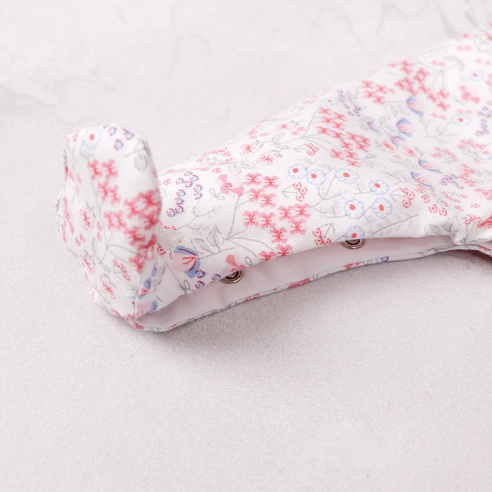 Emile et Rose Lacey Girls Floral Print Babygrow & Hairband