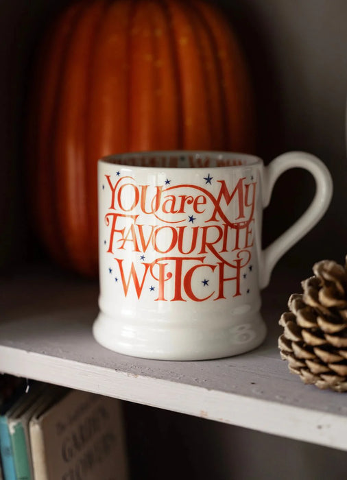 Emma Bridgewater Halloween Toast Favourite Witch 1/2 Pint Mug