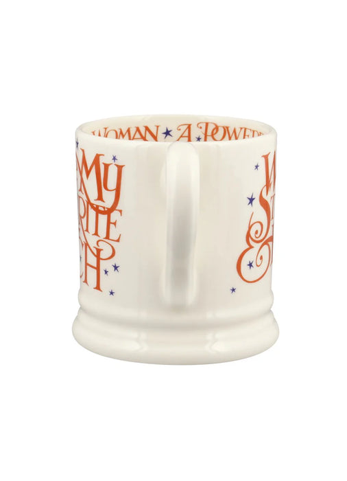 Emma Bridgewater Halloween Toast Favourite Witch 1/2 Pint Mug