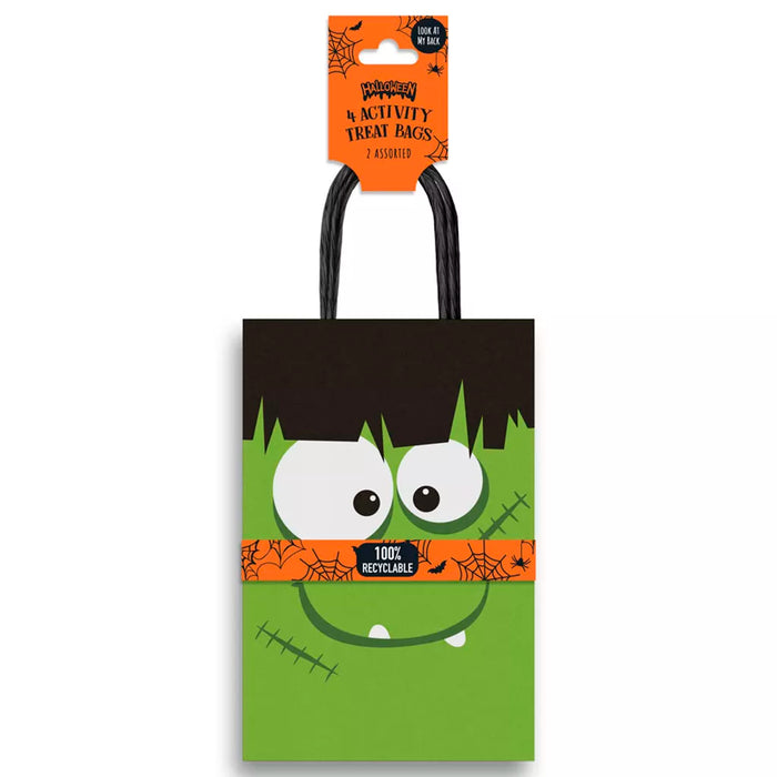Eurowrap 4 Pack Treat Bags Paper Halloween Activity