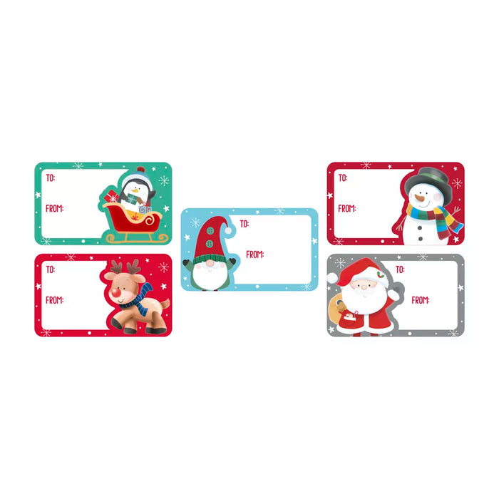 Eurowrap 50 Pack Gift Tag Stickers Cute