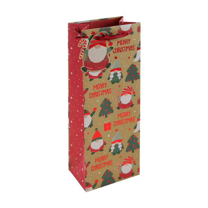 Eurowrap Gonk Christmas Bottle Bag