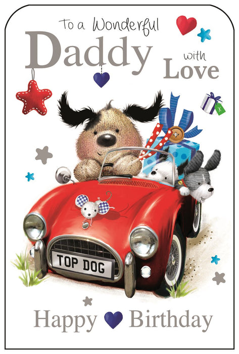 Jonny Javelin 'To A Wonderful Daddy With Love' Birthday Card