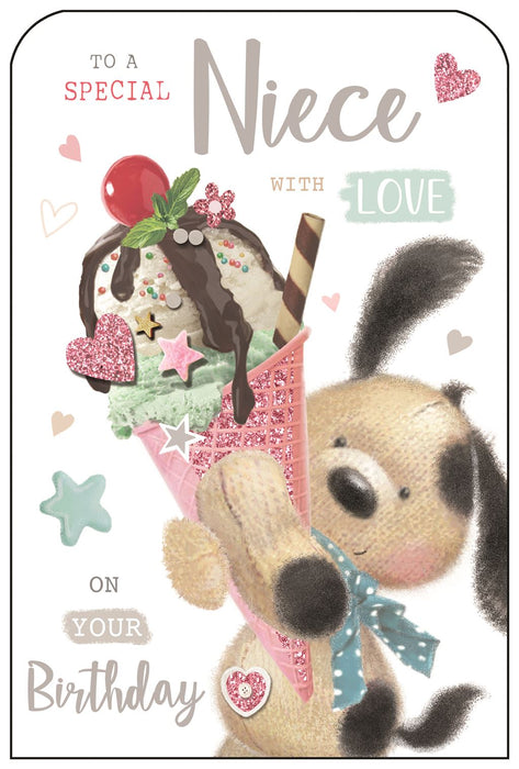 Jonny Javelin 'To A Special Niece' Birthday Card