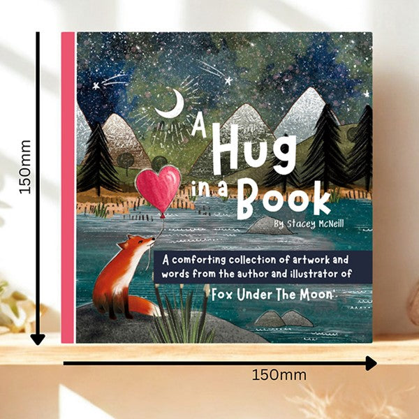 Fox Under The Moon Hug In A Book