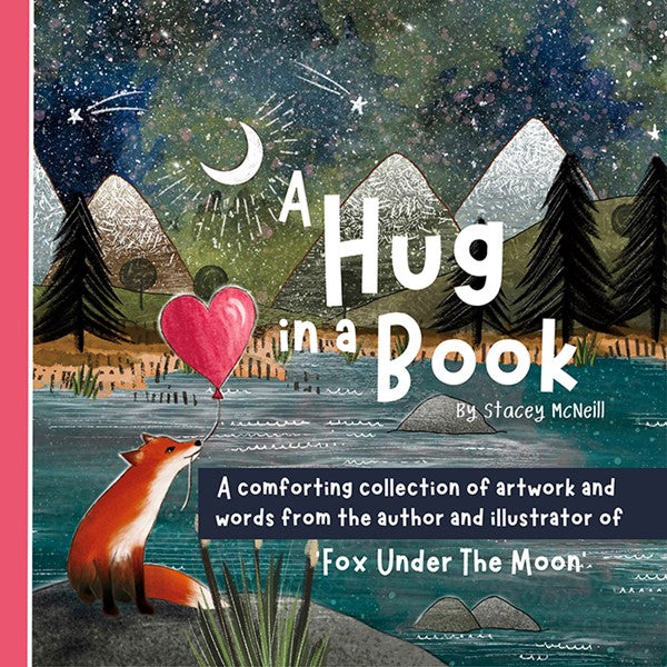 Fox Under The Moon Hug In A Book