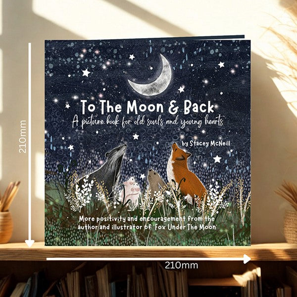 Fox Under The Moon To The Moon & Back Paperback Book