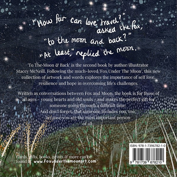 Fox Under The Moon To The Moon & Back Paperback Book