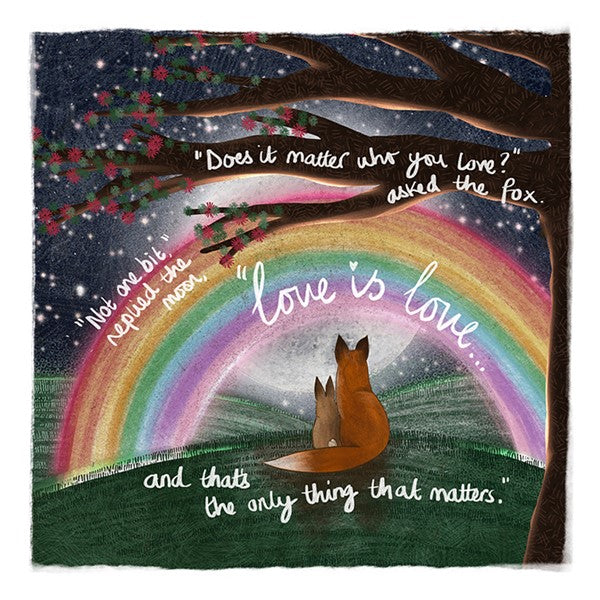 Fox Under The Moon To The Moon & Back Paperback Book