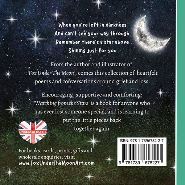 Fox Under The Moon Watching From The Stars Book