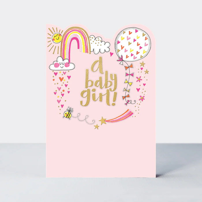 Rachel Ellen Fred & Ginger A Baby Girl Card