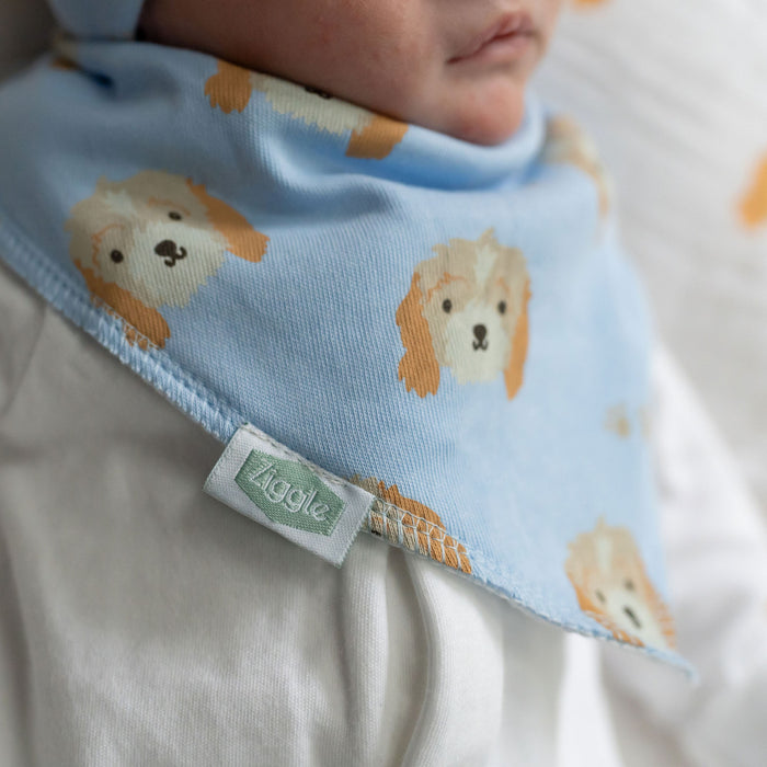 Ziggle Cockapoo Puppy Print Bib