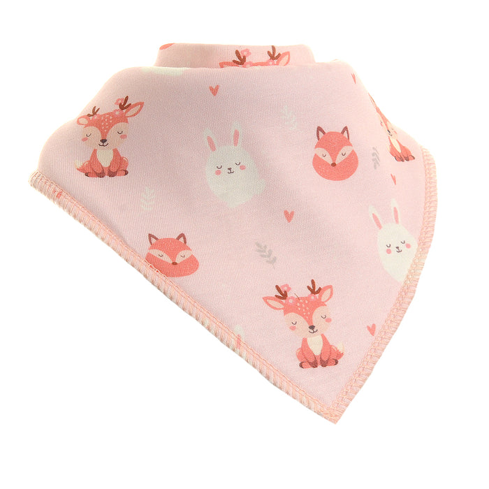 Ziggle Dream Woodland Animals Dribble Bandana Bib