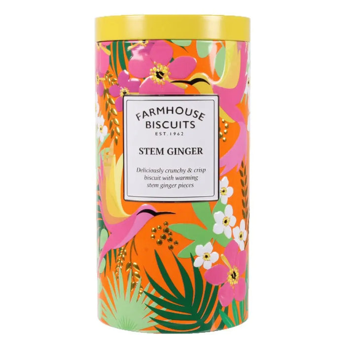 Farmhouse Tropical Stem Ginger Biscuit Tin