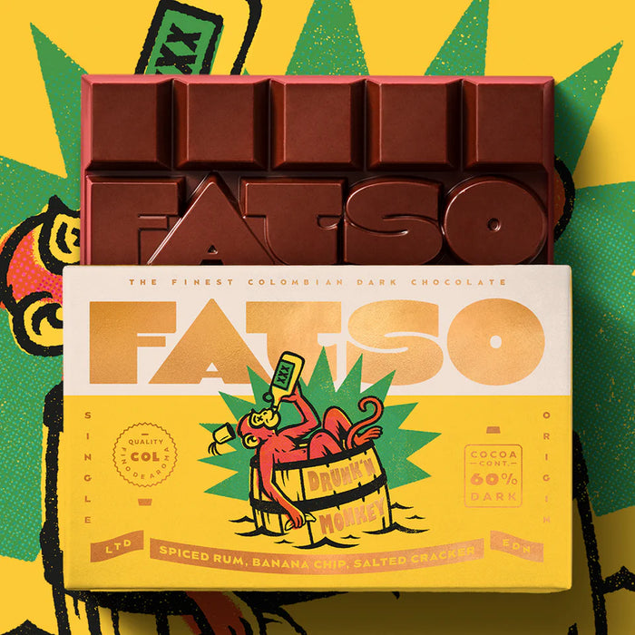Fatso Drunk'n Monkey Chocolate Bar