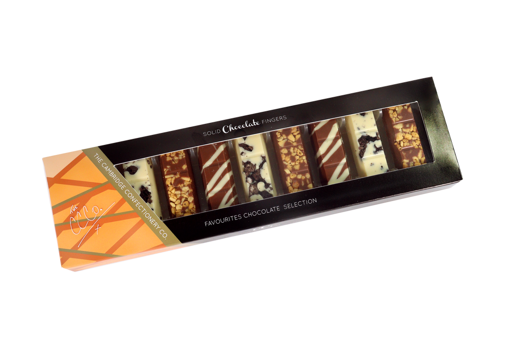 Cambridge Confectionery Company 9 Favourite Assorted Chocolate Fingers Gift Box
