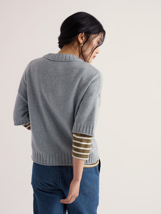 Seasalt Women's Fistral Jumper In Limpet