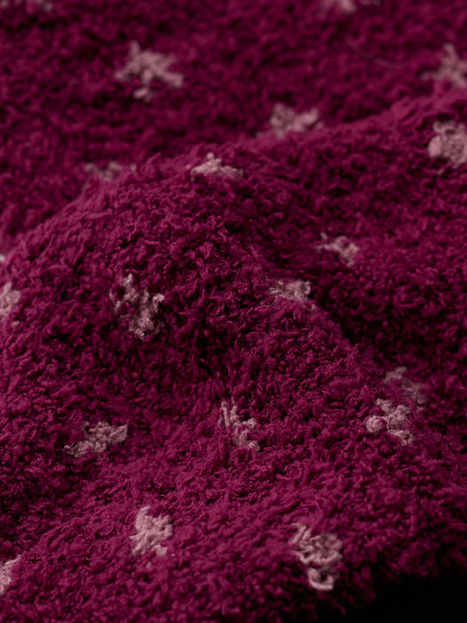 Seasalt Women's Fluffies Socks Long In Confetti Plum Berry