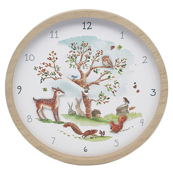 Forest Friends Clock