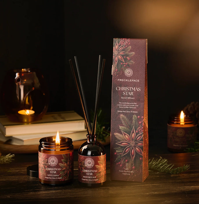 Freckleface Scent Library Reed Diffuser - Christmas Star