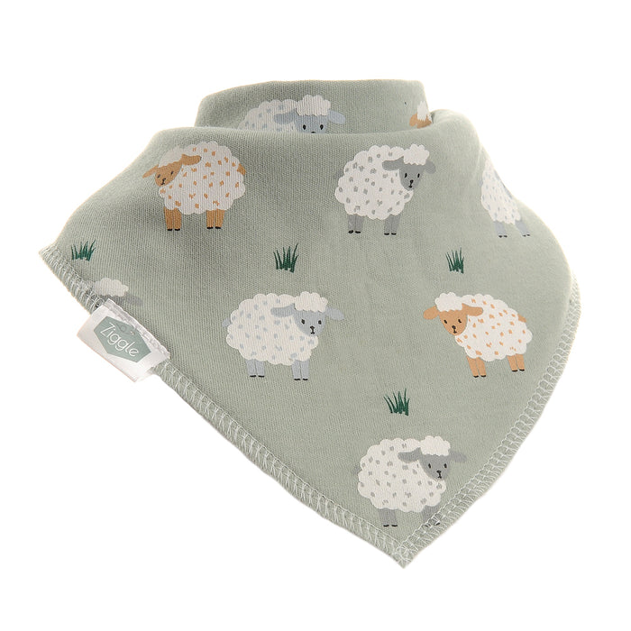 Ziggle Sheep And Grasses Bib