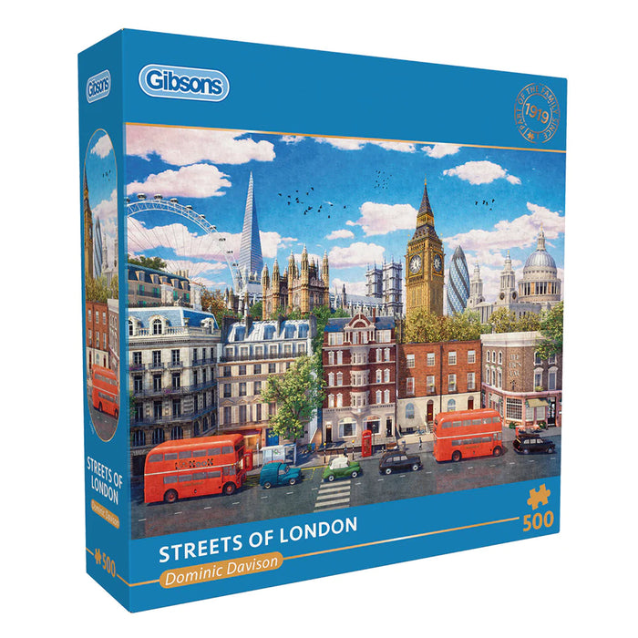 Gibsons Streets Of London 500pc Jigsaw Puzzle