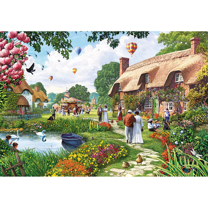 Gibsons Lakeside Cottage 500pc Jigsaw Puzzle