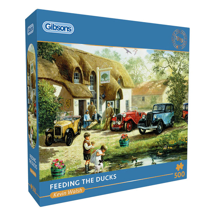 Gibsons Feeding the Ducks 500 Piece Puzzle