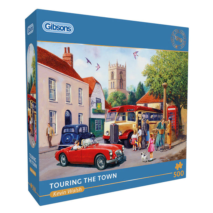 Gibsons Touring the Town 500pc Jigsaw Puzzle
