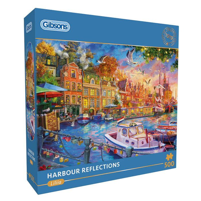 Gibsons Harbour Reflections 500 Piece Puzzle