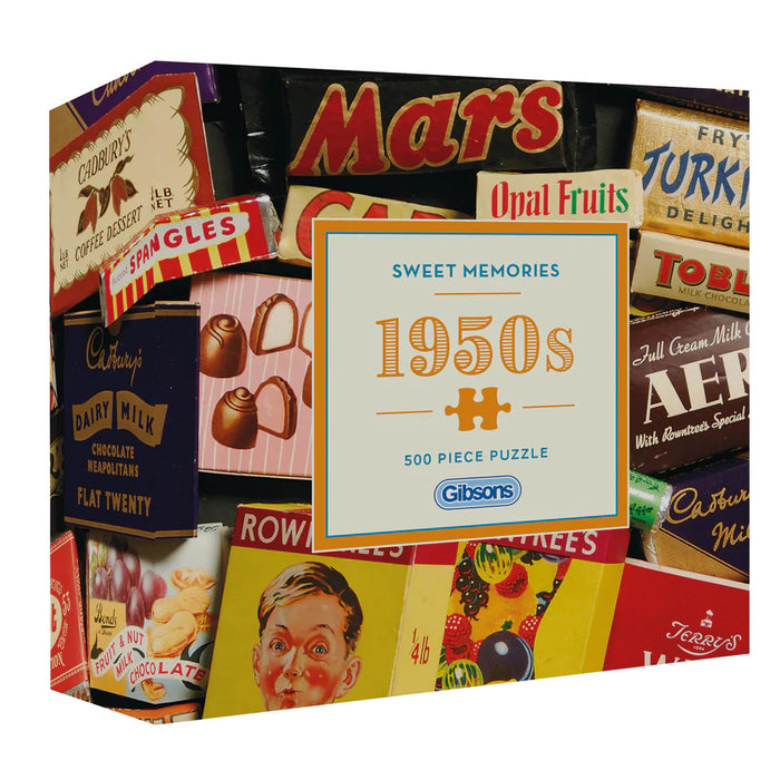 Gibsons Sweet Memories Of The 1950's 500pc Jigsaw Puzzle