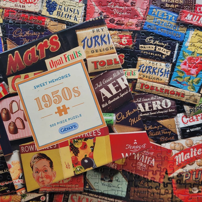 Gibsons Sweet Memories Of The 1950's 500pc Jigsaw Puzzle