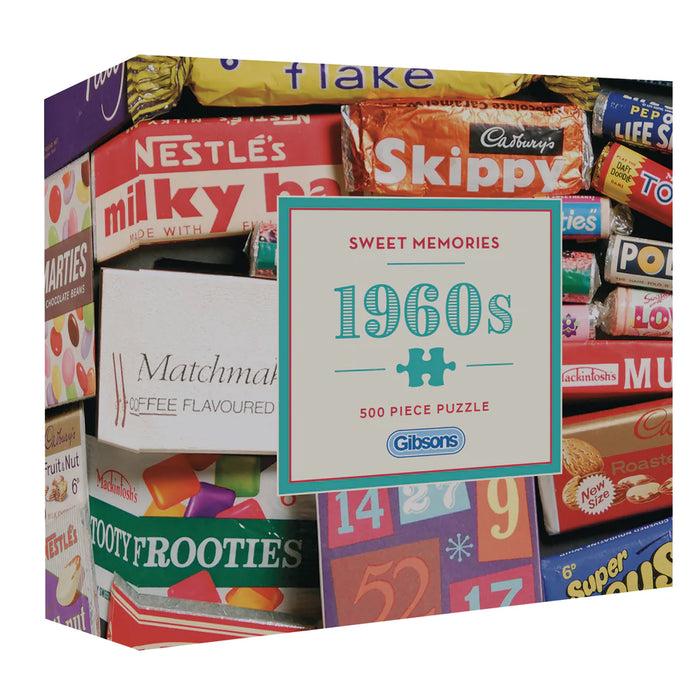 Gibsons Sweet Memories Of The 1960's 500pc Jigsaw Puzzle
