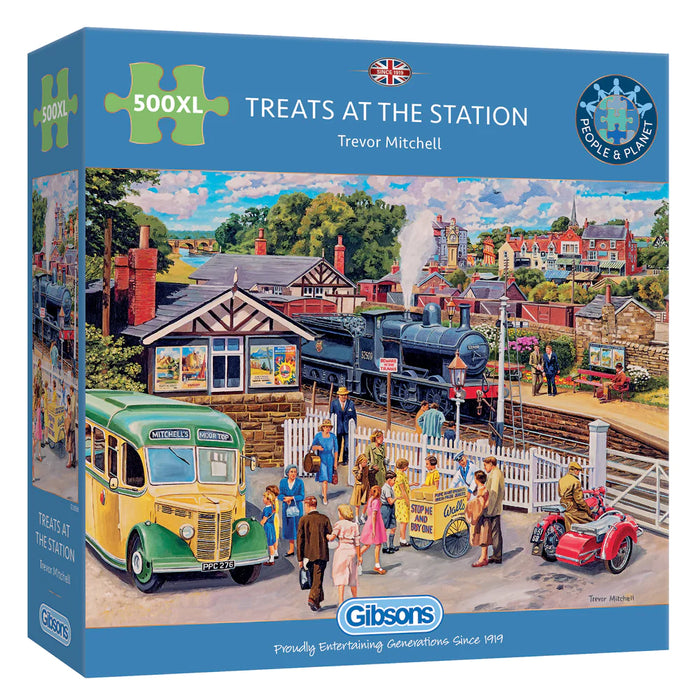 Gibsons Treats At The Station 500XLpc Jigsaw Puzzle